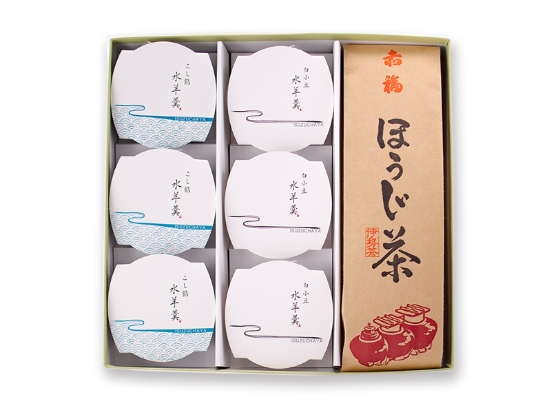 水羊羹・赤福ほうじ茶詰合せ（冷蔵便）｜赤福オンラインショップ